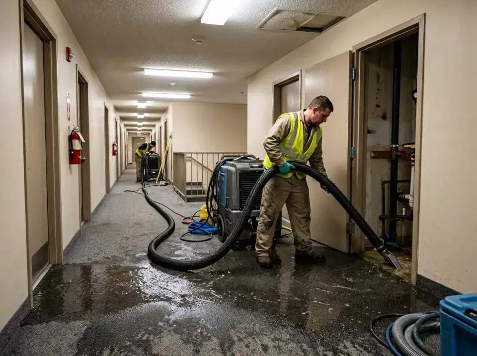 multi-unit-apartment-hallway-f-005 — frequently asked questions, Emergency Burst Pipe Water Extraction & Removal in Camp Spr…